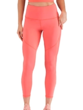 Ladies Dark Salmon Colored Running Tights